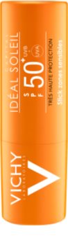 Vichy Idéal Soleil Capital Stick para proteger as zonas sensíveis e lábios SPF 50+