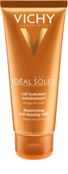 Vichy Idéal Soleil Capital hydratační samoopalovací mléko na obličej a tělo