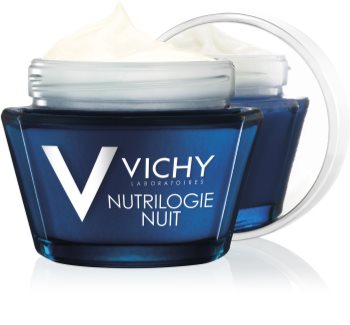 Vichy Nutrilogie Intensivcreme für die Nacht für trockene bis sehr trockene Haut