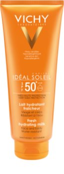 Vichy Idéal Soleil Capital leite protetor para rosto e corpo SPF 50+