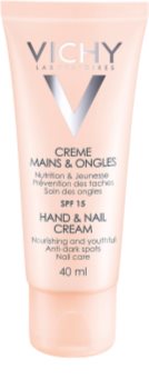 Vichy Hand & Nail hranilna krema za roke in nohte proti temnim madežev