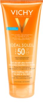 Vichy Idéal Soleil gel-latte ultra-fondente per pelli umide o secche SPF 50