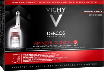 Vichy Dercos Aminexil Clinical 5 gezielte Pflege gegen Haarausfall für Herren