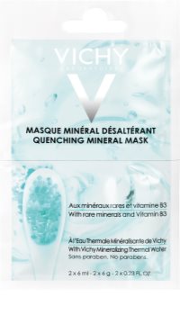 Vichy Mineral Masks máscara facial hidratante embalagem pequena