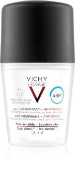 Vichy Homme Deodorant dezodorant roll-on przeciw białymi i żółtym plamom 48 godz.