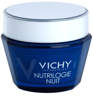 Vichy Nutrilogie Intensivcreme für die Nacht für trockene bis sehr trockene Haut