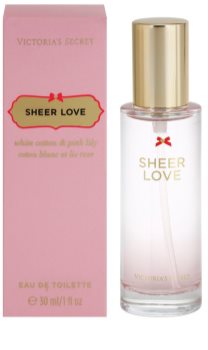 Victoria's Secret Sheer Love White Cotton & Pink Lily eau de toilette nőknek 30 ml