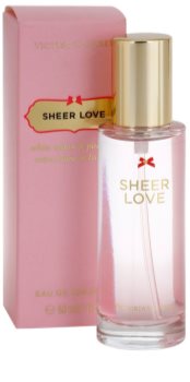 Victoria's Secret Sheer Love White Cotton & Pink Lily eau de toilette nőknek 30 ml
