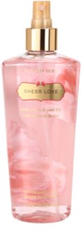 Victoria's Secret Sheer Love White Cotton & Pink Lily spray pentru corp pentru femei 250 ml