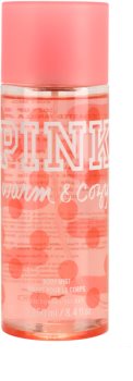 Victoria's Secret Pink Warm and Cozy spray de corpo para mulheres 250 ml
