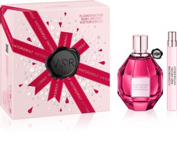 viktor & rolf flowerbomb ruby orchid woda perfumowana 100 ml   zestaw