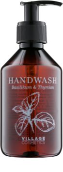 Village Herbal Basil & Thyme flüssige Seife für die Hände