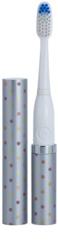 Violife Slim Sonic Silver Dots escova de dentes sónica elétrica com cabeça de reposição