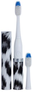 Violife Slim Sonic White Leopard bateriový sonický kartáček s náhradní hlavicí