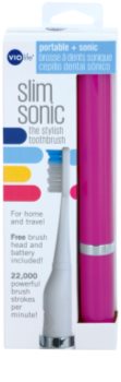 Violife Slim Sonic Purple cepillo de dientes sónico eléctrico con cabezal de recambio