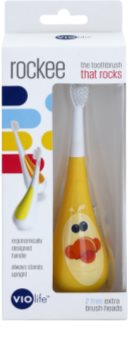 Violife Rockee Quackie brosse à dents pour enfants + 2 têtes de rechange