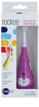 Violife Rockee Whiskers cepillo de dientes para niños + 2 cabezales de recambio