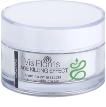Vis Plantis Age Killing Effect crema de noche antiarrugas con veneno de serpiente