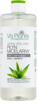 Vis Plantis Herbal Vital Care Aloe Juice & Panthenol Micellar Water 3 in 1