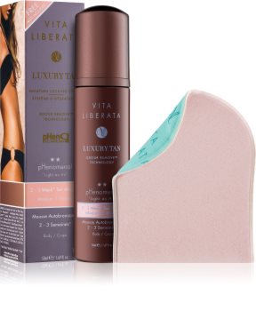 Vita Liberata Phenomenal spumă auto-bronzantă cu mănușă aplicatoare