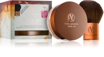 Vita Liberata Trystal Minerals bronzujúci púder so štetčekom