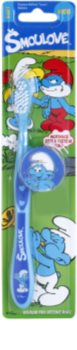 VitalCare The Smurfs zubná kefka pre deti s cestovným krytom