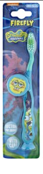 VitalCare SpongeBob escova de viagem para crianças com tampa soft