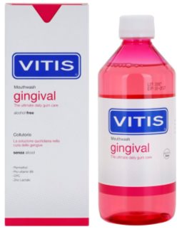 Vitis Gingival płyn do płukania jamy ustnej przeciw płytce nazębnej i dla zdrowych dziąseł