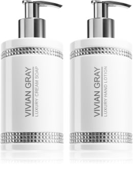 Vivian Gray White Crystals Cosmetic Set VII.