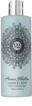 Vivian Gray Aroma Selection Amber & Cedar gel za prhanje in kopanje