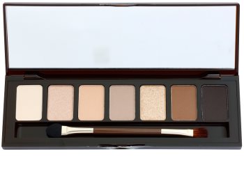 W7 Cosmetics Bronze Queen paleta očních stínů se zrcátkem a aplikátorem