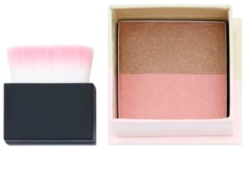 W7 Cosmetics Double Act bronzer a rozjasňovač se štětečkem