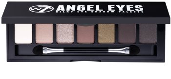 W7 Cosmetics Angel Eyes Out on the Town paleta očních stínů se zrcátkem a aplikátorem