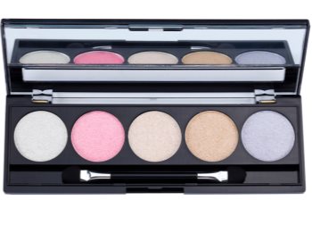 W7 Cosmetics The Big Five paleta očních stínů se zrcátkem a aplikátorem