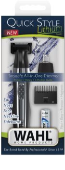 Wahl Quick Style Lithium aparador de pêlos para rosto