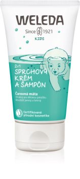 Weleda Kids Magic Mint sprchový krém a šampón pre deti 2 v 1