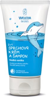 Weleda Kids Sweet Vanilla cremă de duș și șampon pentru copii 2 in 1