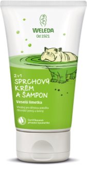 Weleda Kids Cheerful Lime Shower Cream and Shampoo for Children 2 In 1