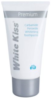 White Kiss Premium dentífrico branqueador para reforçar o esmalte dentário
