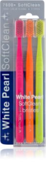 White Pearl 7600+ SoftClean zubní kartáčky soft 3 ks