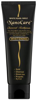 White Pearl NanoCare Whitening Toothpaste with Activated Charcoal and Nanoparticles of Gold
