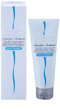 White Pearl NanoCare Whitening zubná pasta s nanočasticami striebra proti škvrnám na zubnej sklovine