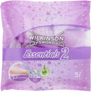 Wilkinson Sword Essentials 2 lâminas de barbear descartáveis 5 pçs para mulheres