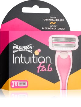 Wilkinson Sword Intuition f.a.b. Replacement Blades 3 pcs