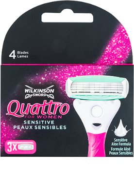 Wilkinson Sword Quattro for Women Sensitive rezerva Lama 3 pc
