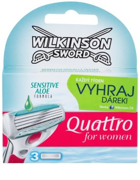 Wilkinson Sword Quattro for Women Sensitive rezerva Lama 3 pc