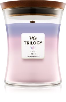 Woodwick Trilogy Botanical Gardens illatos gyertya 275 g