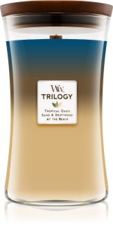 Woodwick Trilogy Nautical Escape vonná svíčka 609,5 g s dřevěným knotem