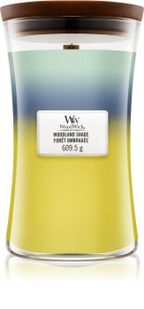 Woodwick Trilogy Woodland Shade vonná svíčka 609,5 g s dřevěným knotem