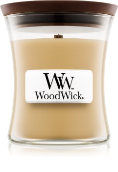 Woodwick At The Beach dišeča sveča 85 g majhna